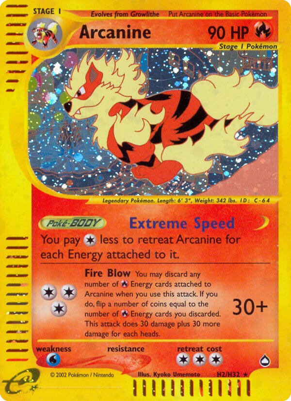 2003 Pokémon Aquapolis 2003 Pokémon Aquapolis #H2 trading card