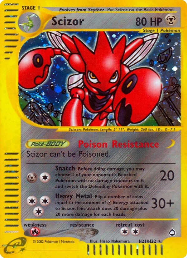 2003 Pokémon Aquapolis 2003 Pokémon Aquapolis #H21 trading card
