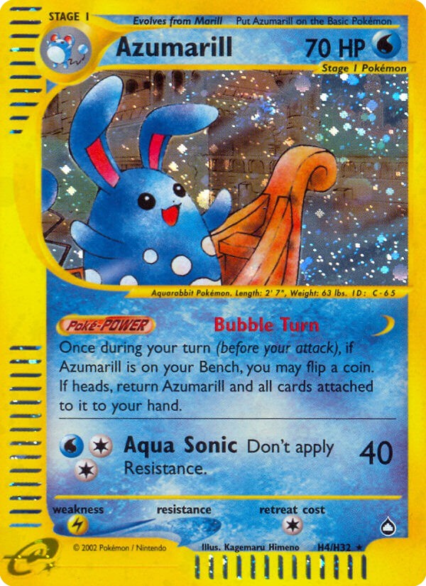 2003 Pokémon Aquapolis 2003 Pokémon Aquapolis #H4 trading card