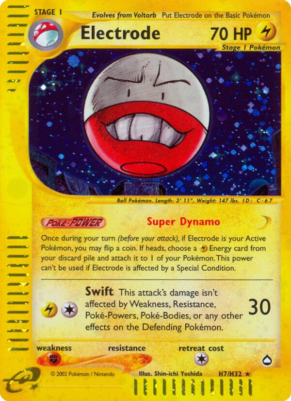 2003 Pokémon Aquapolis 2003 Pokémon Aquapolis #H7 trading card