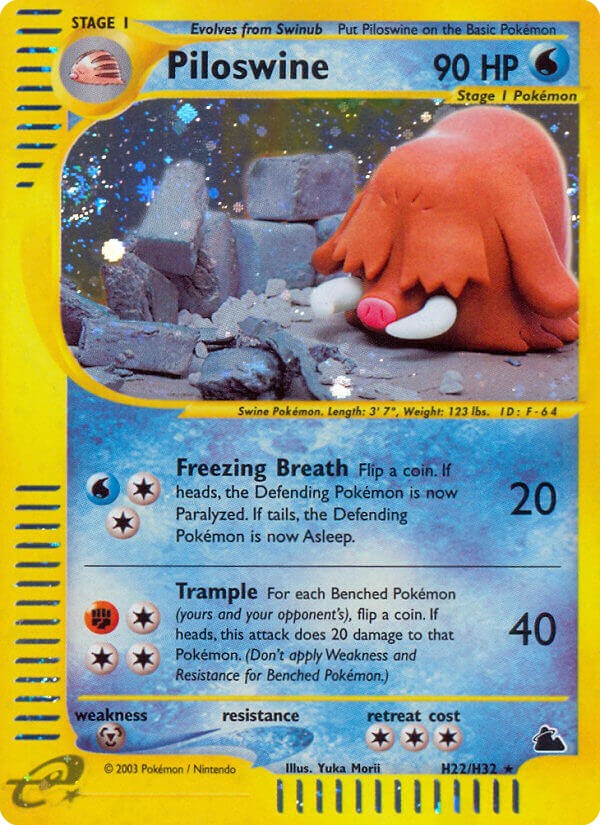 2003 Pokémon Skyridge 2003 Pokémon Skyridge #H22 trading card