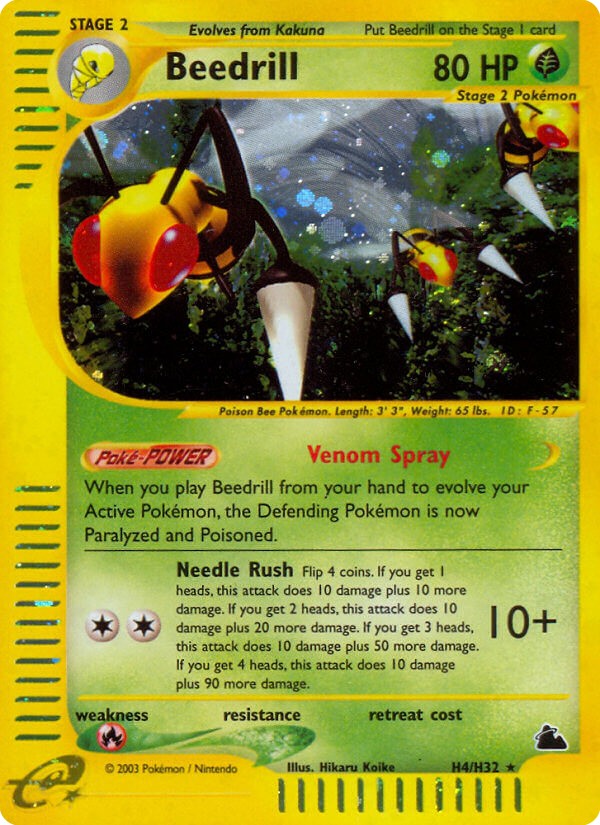 2003 Pokémon Skyridge 2003 Pokémon Skyridge #H4 trading card