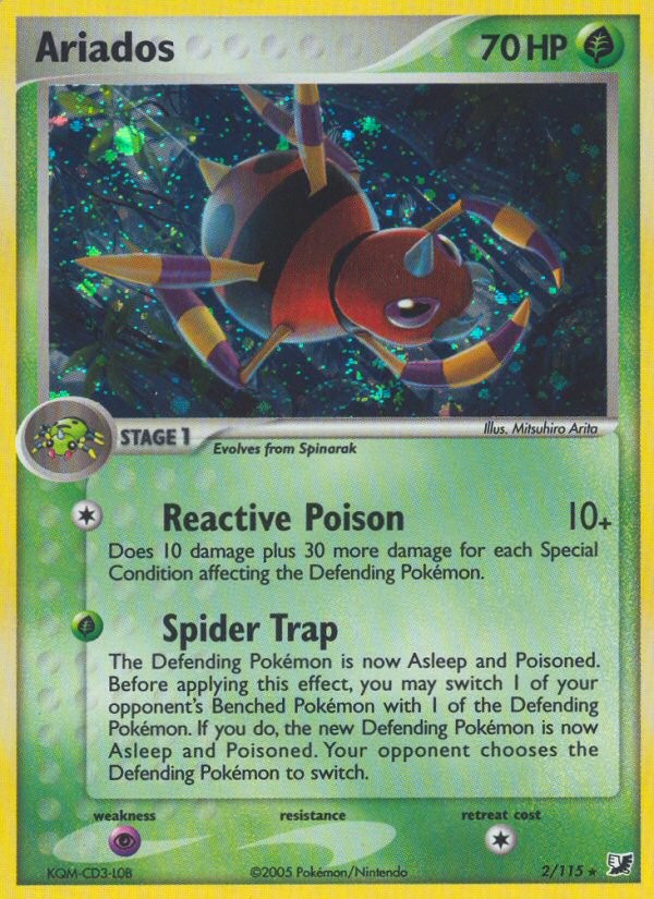 2005 Pokémon Unseen Forces 2005 Pokémon Unseen Forces #2 trading card