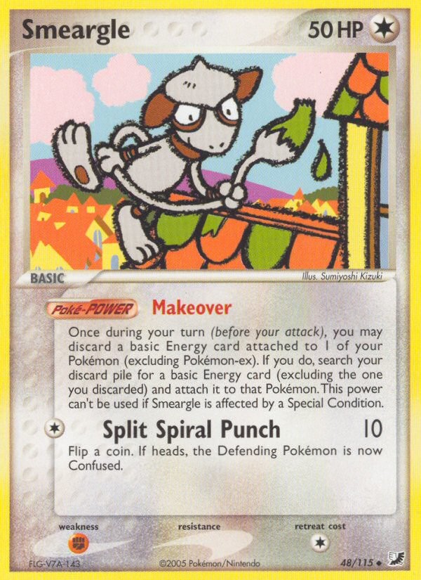 2005 Pokémon Unseen Forces 2005 Pokémon Unseen Forces #48 trading card