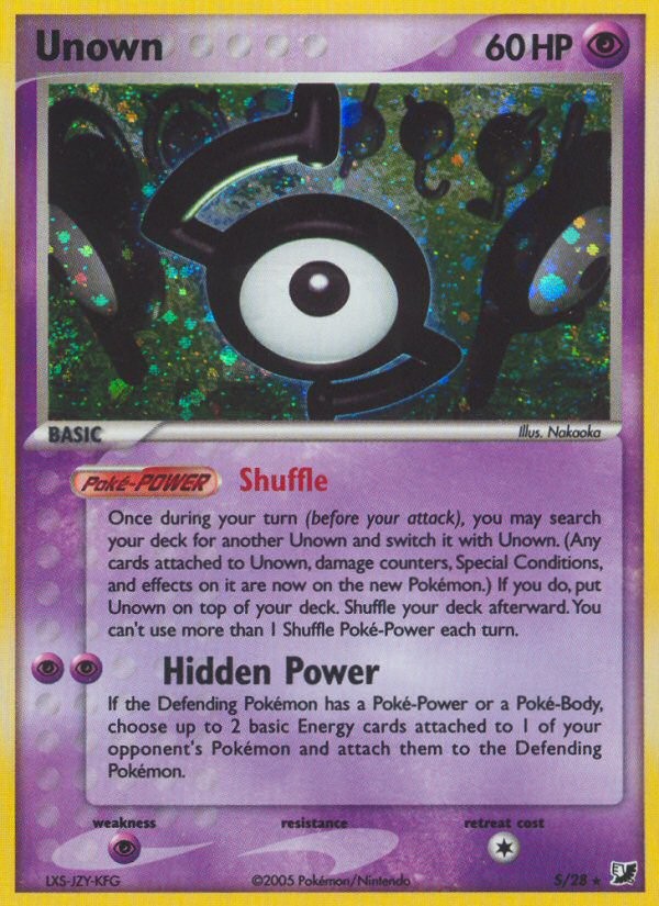 Unown (Rare · Holo)
