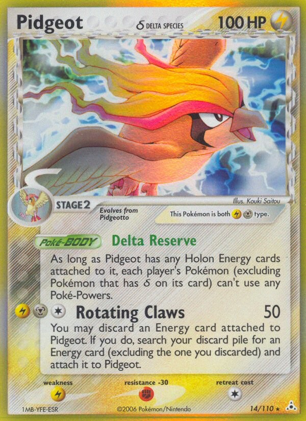 2006 Pokémon Holon Phantoms 2006 Pokémon Holon Phantoms #14 trading card