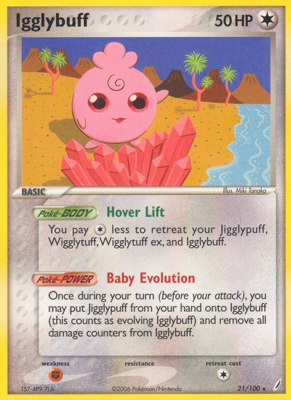 2006 Pokémon Crystal Guardians 2006 Pokémon Crystal Guardians #21 trading card