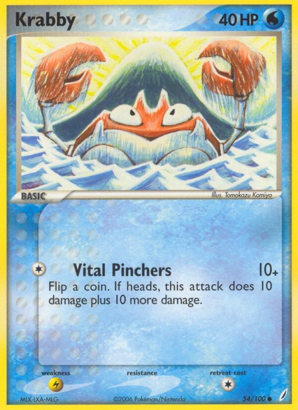 2006 Pokémon Crystal Guardians 2006 Pokémon Crystal Guardians #54 trading card