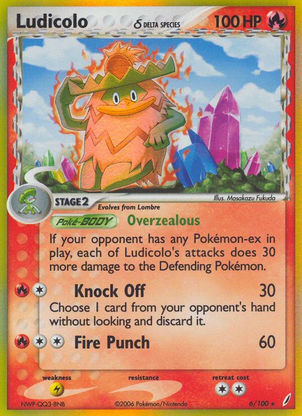 2006 Pokémon Crystal Guardians 2006 Pokémon Crystal Guardians #6 trading card