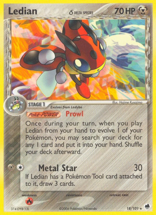 2006 Pokémon Dragon Frontiers 2006 Pokémon Dragon Frontiers #18 trading card
