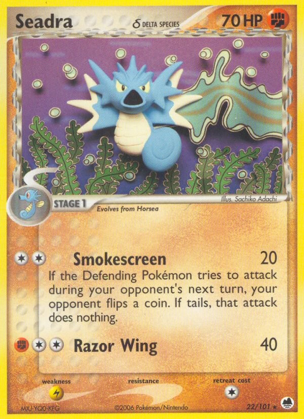 2006 Pokémon Dragon Frontiers 2006 Pokémon Dragon Frontiers #22 trading card