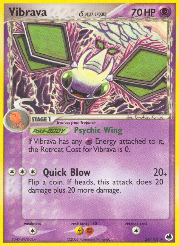 2006 Pokémon Dragon Frontiers 2006 Pokémon Dragon Frontiers #24 trading card