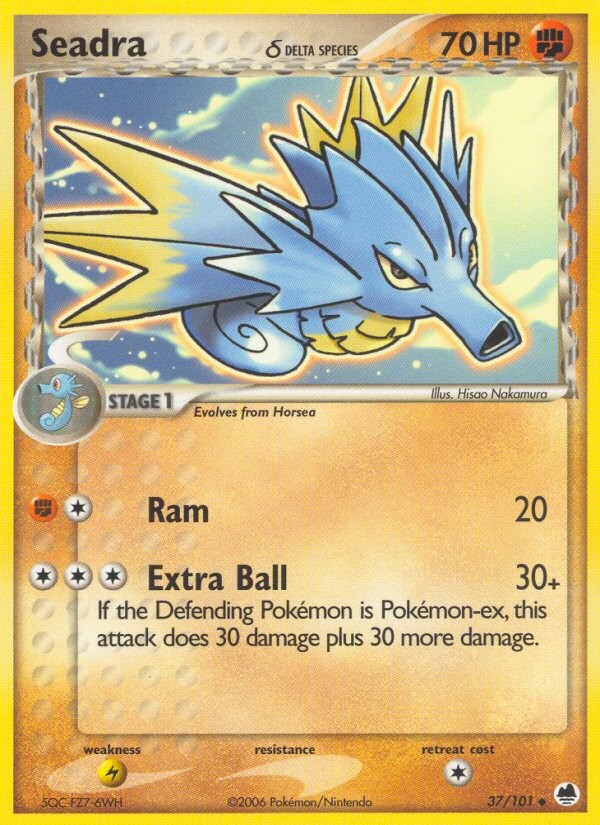 2006 Pokémon Dragon Frontiers 2006 Pokémon Dragon Frontiers #37 trading card