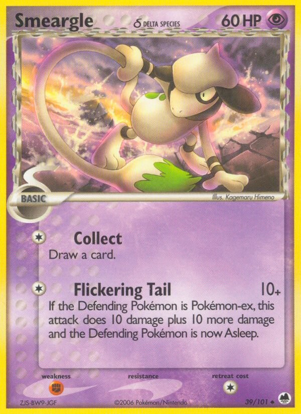2006 Pokémon Dragon Frontiers 2006 Pokémon Dragon Frontiers #39 trading card