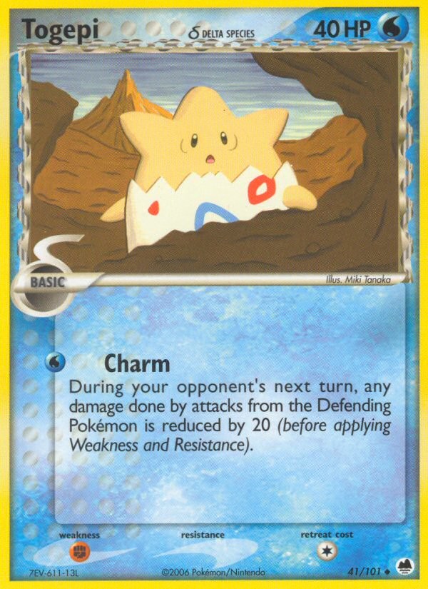 2006 Pokémon Dragon Frontiers 2006 Pokémon Dragon Frontiers #41 trading card