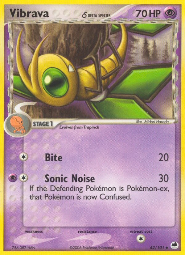 2006 Pokémon Dragon Frontiers 2006 Pokémon Dragon Frontiers #42 trading card