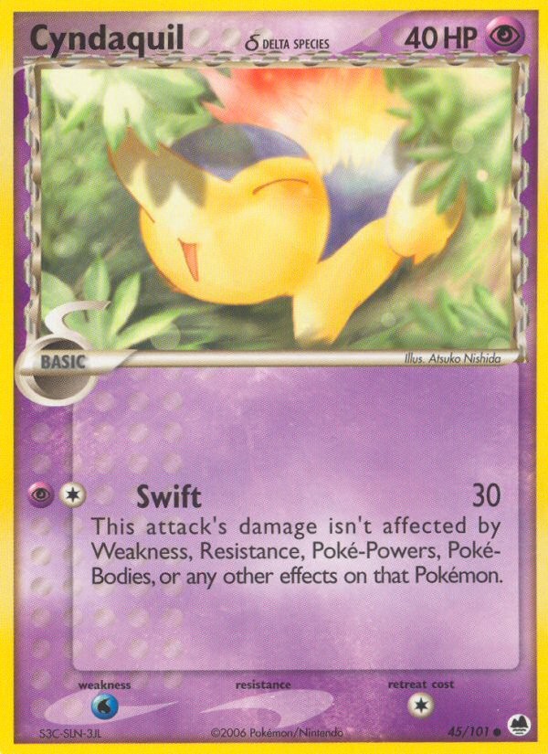 2006 Pokémon Dragon Frontiers 2006 Pokémon Dragon Frontiers #45 trading card