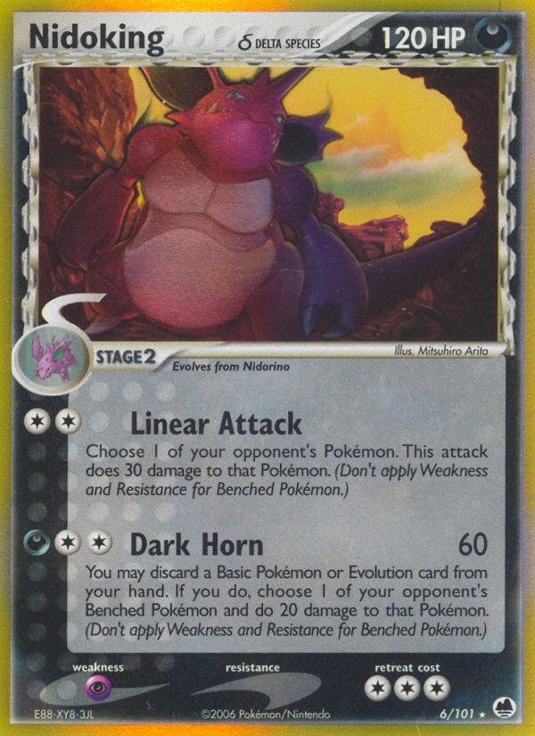 2006 Pokémon Dragon Frontiers 2006 Pokémon Dragon Frontiers #6 trading card