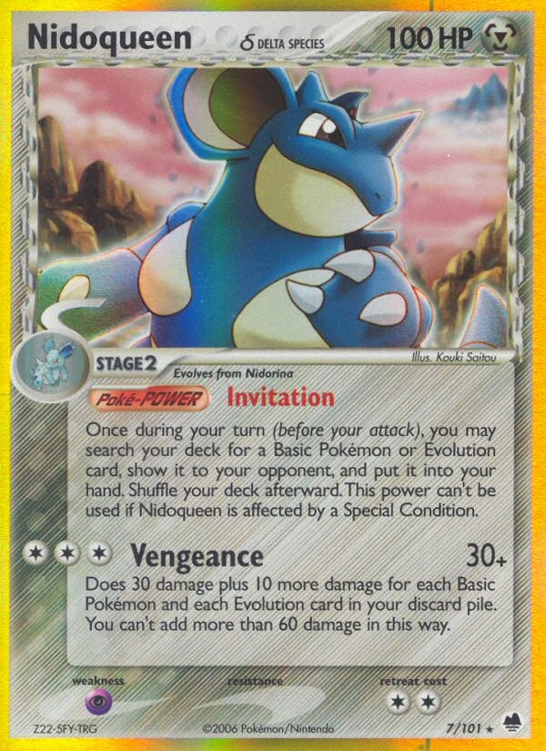 2006 Pokémon Dragon Frontiers 2006 Pokémon Dragon Frontiers #7 trading card
