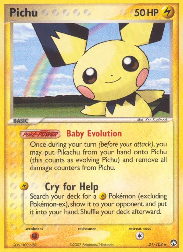 2007 Pokémon Power Keepers 2007 Pokémon Power Keepers #21 trading card
