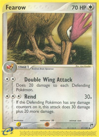 2003 Pokémon Sandstorm 2003 Pokémon Sandstorm #37 trading card