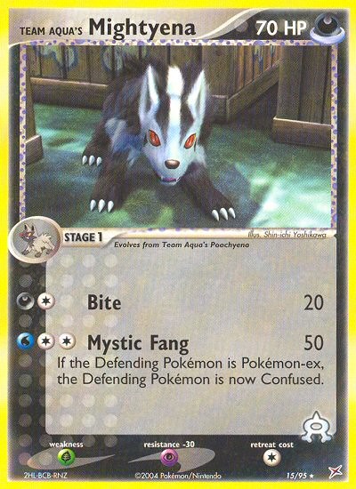 2004 Pokémon Team Magma vs Team Aqua 2004 Pokémon Team Magma vs Team Aqua #15 trading card
