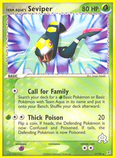 2004 Pokémon Team Magma vs Team Aqua 2004 Pokémon Team Magma vs Team Aqua #17 trading card