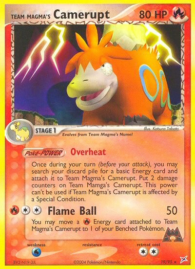 2004 Pokémon Team Magma vs Team Aqua 2004 Pokémon Team Magma vs Team Aqua #19 trading card