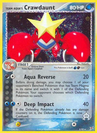 Team Aqua's Crawdaunt - Image 1