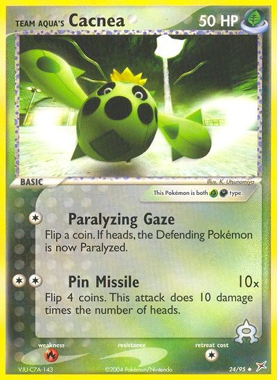 2004 Pokémon Team Magma vs Team Aqua 2004 Pokémon Team Magma vs Team Aqua #24 trading card