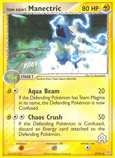 2004 Pokémon Team Magma vs Team Aqua 2004 Pokémon Team Magma vs Team Aqua #29 trading card