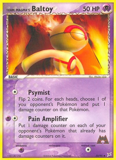2004 Pokémon Team Magma vs Team Aqua 2004 Pokémon Team Magma vs Team Aqua #32 trading card