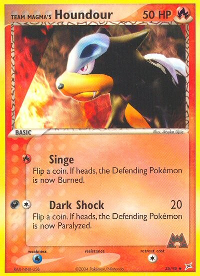 2004 Pokémon Team Magma vs Team Aqua 2004 Pokémon Team Magma vs Team Aqua #35 trading card