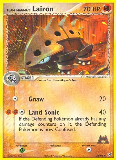 2004 Pokémon Team Magma vs Team Aqua 2004 Pokémon Team Magma vs Team Aqua #36 trading card
