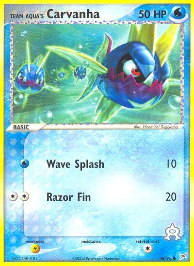 2004 Pokémon Team Magma vs Team Aqua 2004 Pokémon Team Magma vs Team Aqua #48 trading card