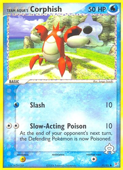 2004 Pokémon Team Magma vs Team Aqua 2004 Pokémon Team Magma vs Team Aqua #51 trading card