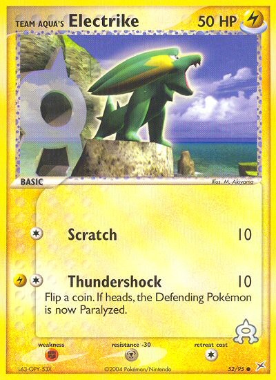 2004 Pokémon Team Magma vs Team Aqua 2004 Pokémon Team Magma vs Team Aqua #52 trading card