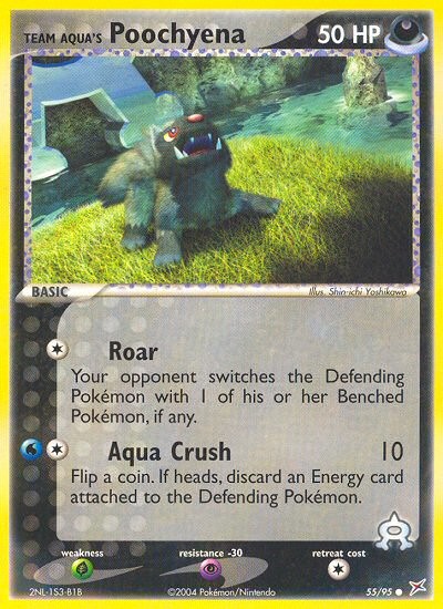 2004 Pokémon Team Magma vs Team Aqua 2004 Pokémon Team Magma vs Team Aqua #55 trading card