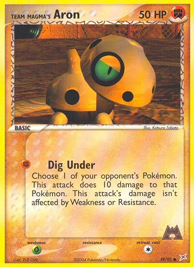 2004 Pokémon Team Magma vs Team Aqua 2004 Pokémon Team Magma vs Team Aqua #59 trading card