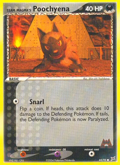 Team Magma's Poochyena - Image 1