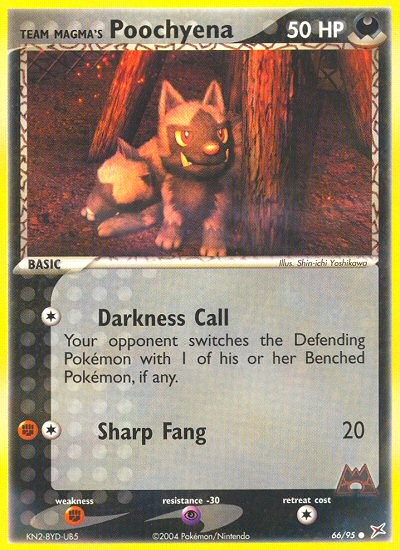 Team Magma's Poochyena - Image 1