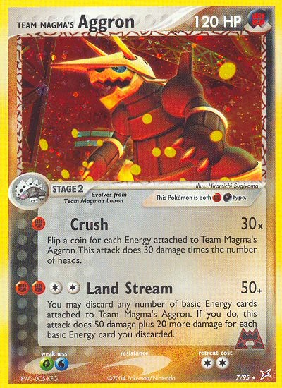 2004 Pokémon Team Magma vs Team Aqua 2004 Pokémon Team Magma vs Team Aqua #7 trading card
