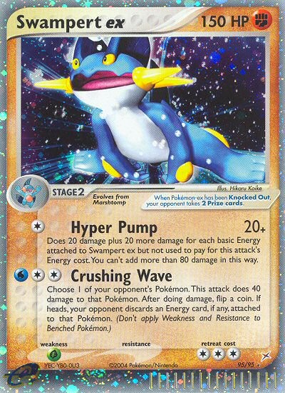 2004 Pokémon Team Magma vs Team Aqua 2004 Pokémon Team Magma vs Team Aqua #95 trading card