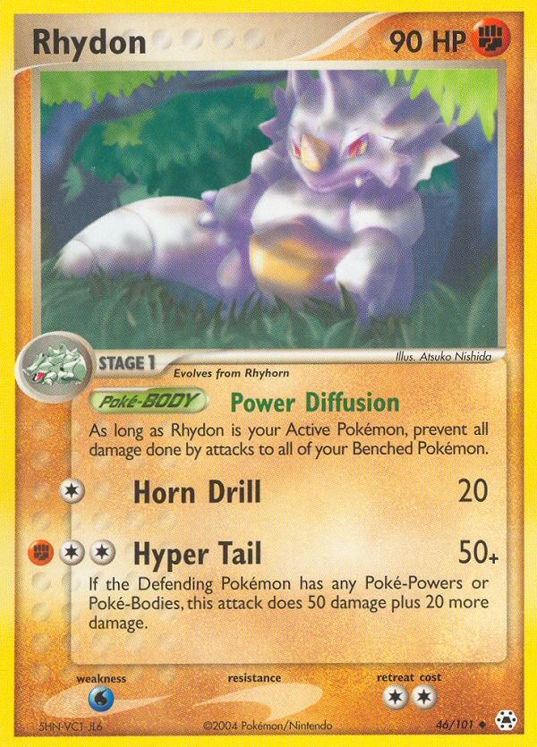 2004 Pokémon Hidden Legends 2004 Pokémon Hidden Legends #46 trading card