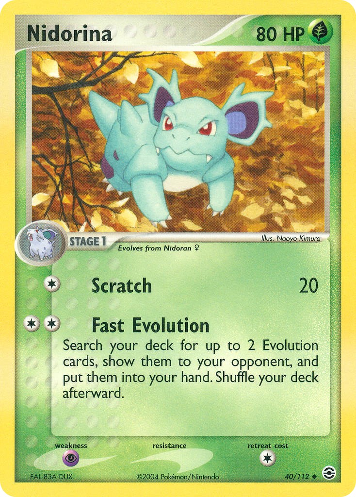 2004 Pokémon FireRed & LeafGreen 2004 Pokémon FireRed & LeafGreen #40 trading card