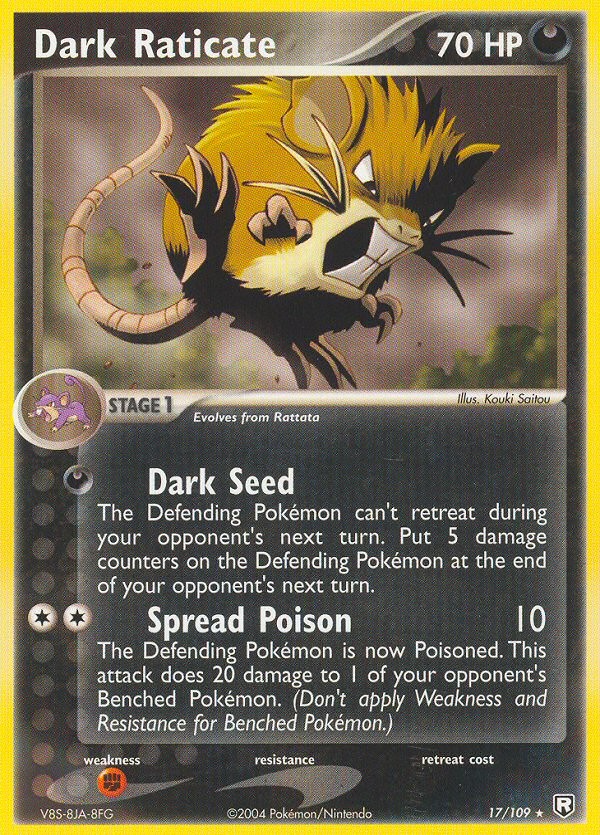 2004 Pokémon Team Rocket Returns 2004 Pokémon Team Rocket Returns #17 trading card