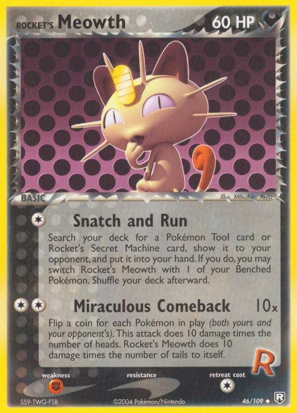 2004 Pokémon Team Rocket Returns 2004 Pokémon Team Rocket Returns #46 trading card