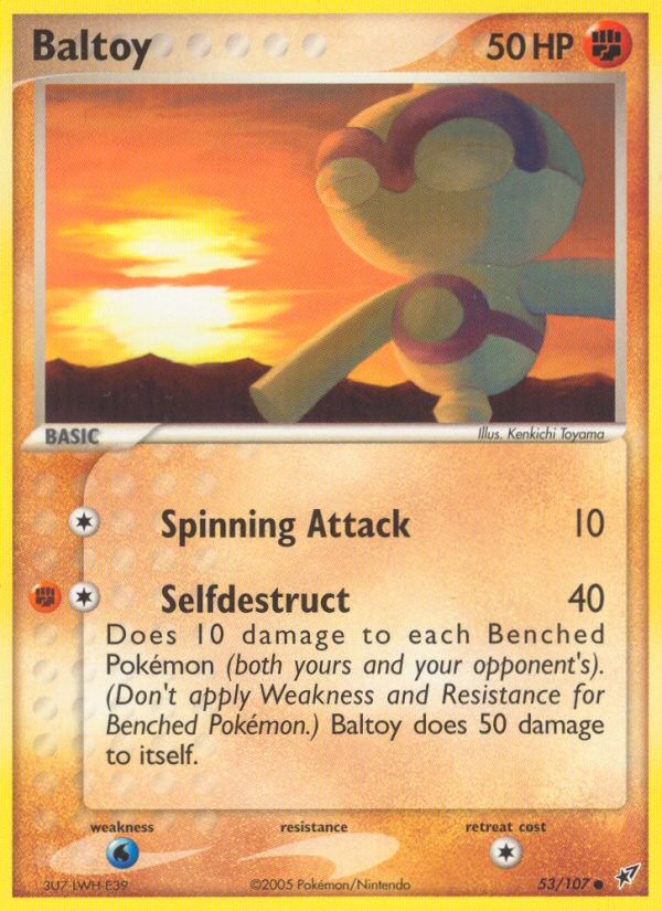 2005 Pokémon Deoxys 2005 Pokémon Deoxys #53 trading card