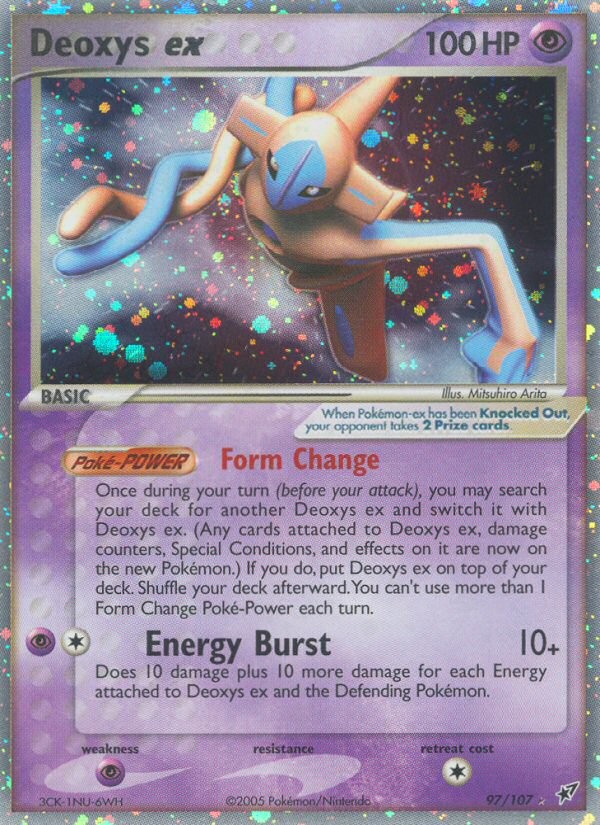 2005 Pokémon Deoxys 2005 Pokémon Deoxys #97 trading card