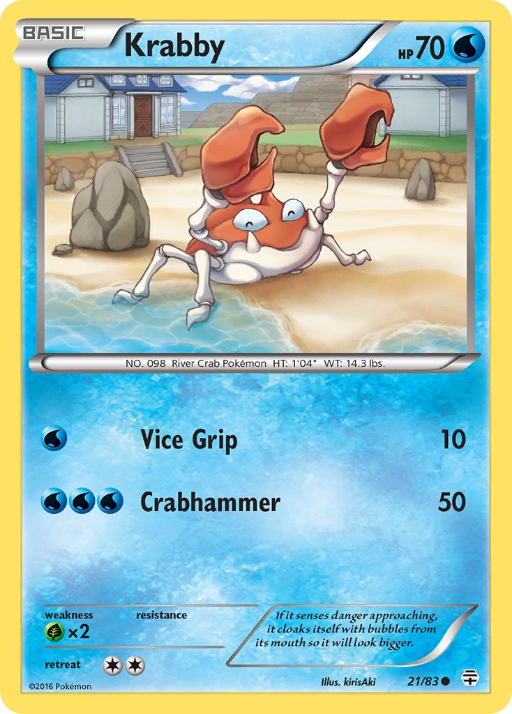 2016 Pokémon Generations 2016 Pokémon Generations #21 trading card
